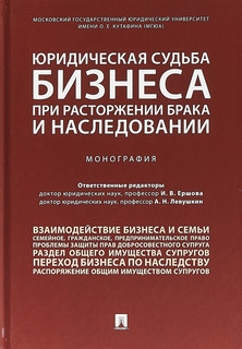 Юридическая судьба бизнеса при расторжении брака и наследовании