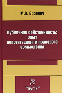 Публичная собственность. Опыт конституционно-правового осмысления