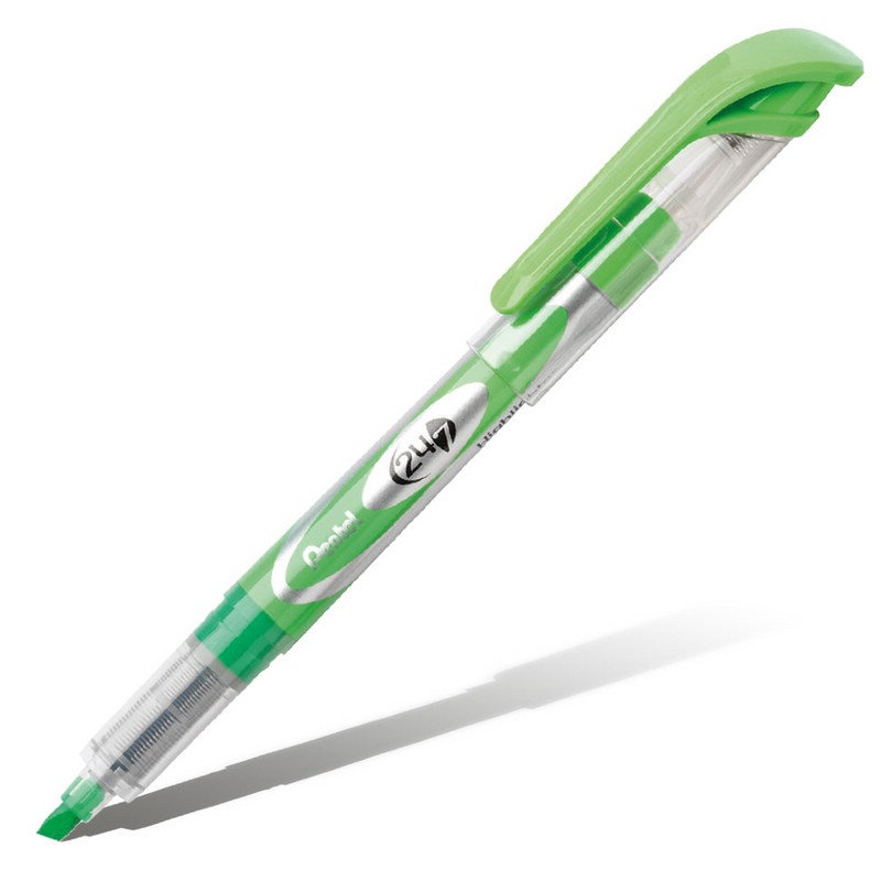 Текстовыделитель PENTEL HIGHLIGHTER 24/7 1-3ММ (SL12) цвет салатовый