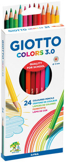 Giotto Набор цветных карандашей Colors 3.0 24 шт