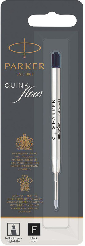 Parker Стержень для шариковых ручек Quink Flow Fine цвет черный