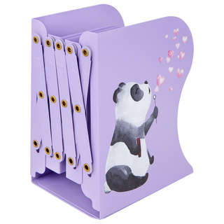 Подставка-держатель для книг 'Panda' раздвижная, металлическая, Brauberg Kids