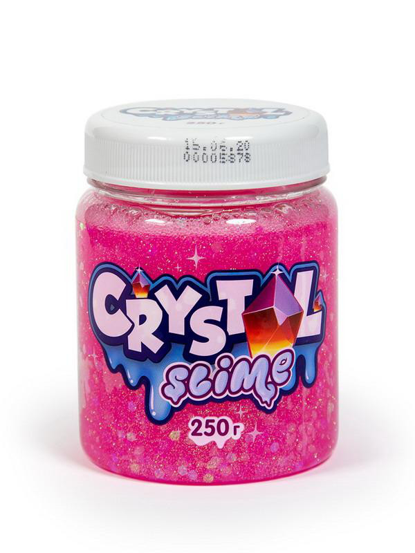 Слайм 'Crystal slime', 250 грамм (розовый) Фабрика игрушек