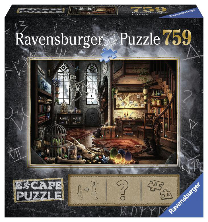 Пазл-квест 'Лаборатория дракона', 759 элементов Ravensburger